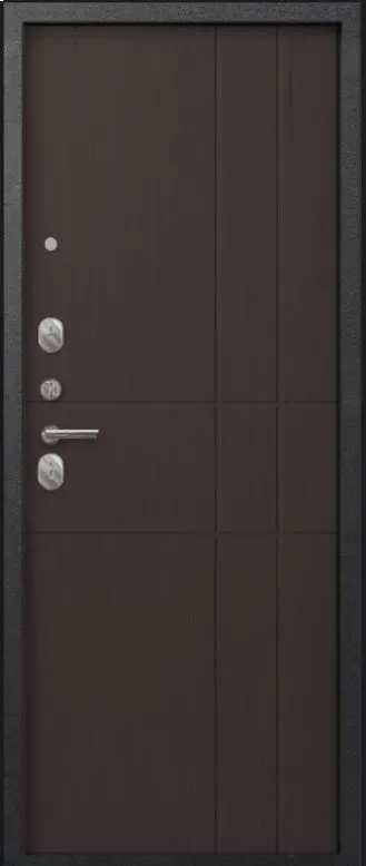 Товар Дверь A-02 черный сатин - лиственница тёмная DIS007329